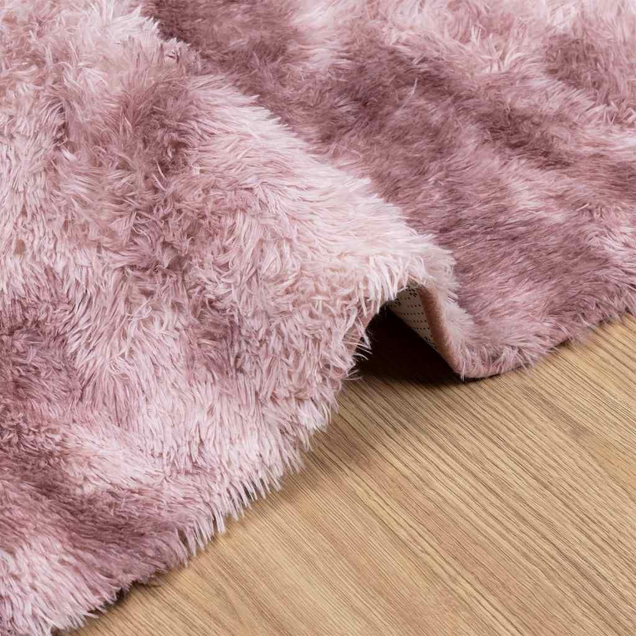 Voir la diapositive 5 : VIDAXL Tapis Shaggy a poils longs NAVARRA rose poudre 240x340 cm