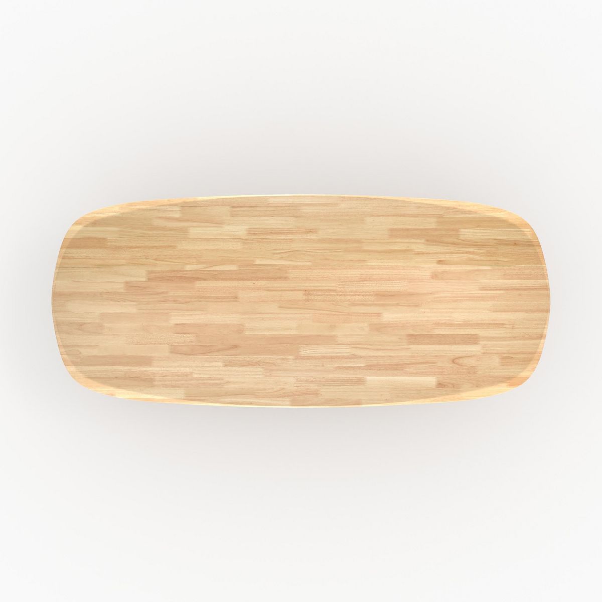 Rendez vous déco Table rectangulaire en bois d'hévéa massif foncé 8 personnes - Merlin