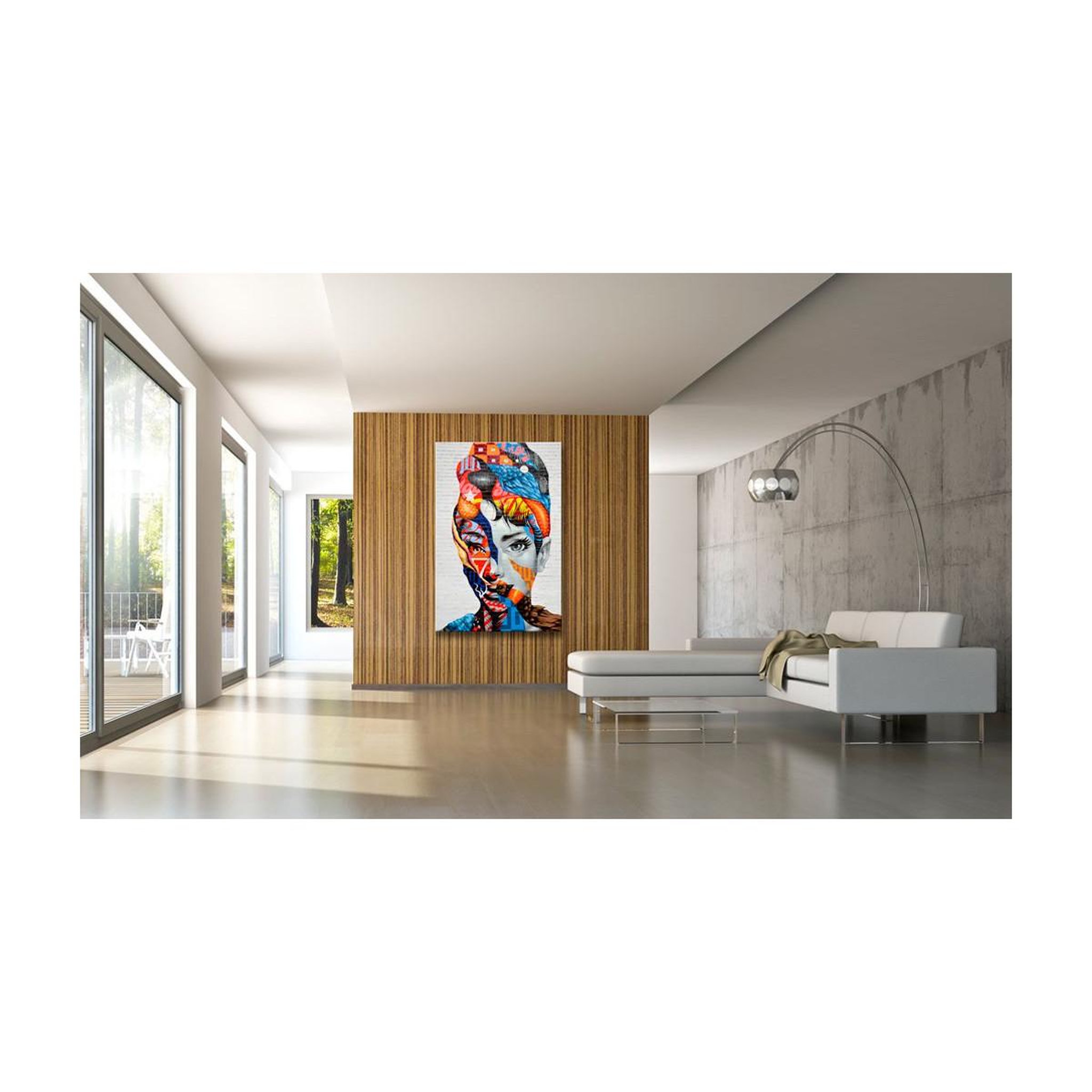 Voir la diapositive 2 : Paris Prix Tableau imprimé  femme libérée