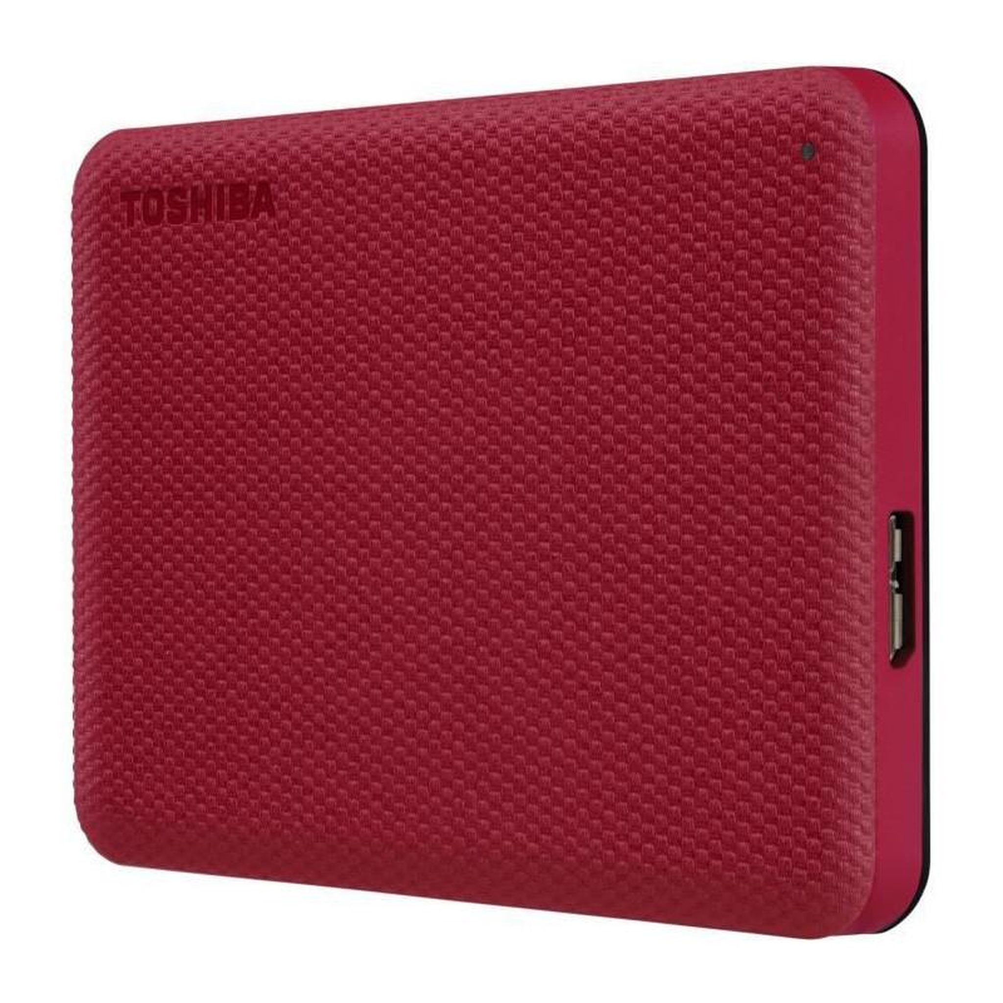 Voir la diapositive 2 : Toshiba Disque dur externe - TOSHIBA - Canvio Advance - 1 To - Rouge