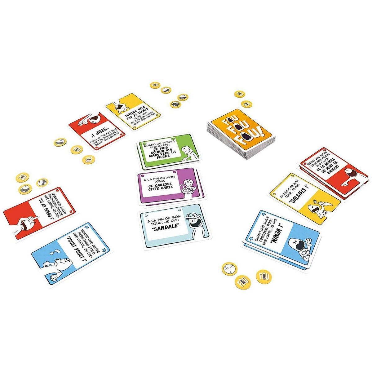 Asmodee Jeu de société : Fou Fou Fou