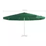 VIDAXL Tissu de remplacement pour parasol d'exterieur Vert 500 cm