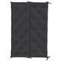 Voir la diapositive 5 : VIDAXL Coussin de banc de jardin noir 150x(50+50)x7 cm tissu oxford