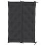 Voir la diapositive 5 : VIDAXL Coussin de banc de jardin noir 150x(50+50)x7 cm tissu oxford
