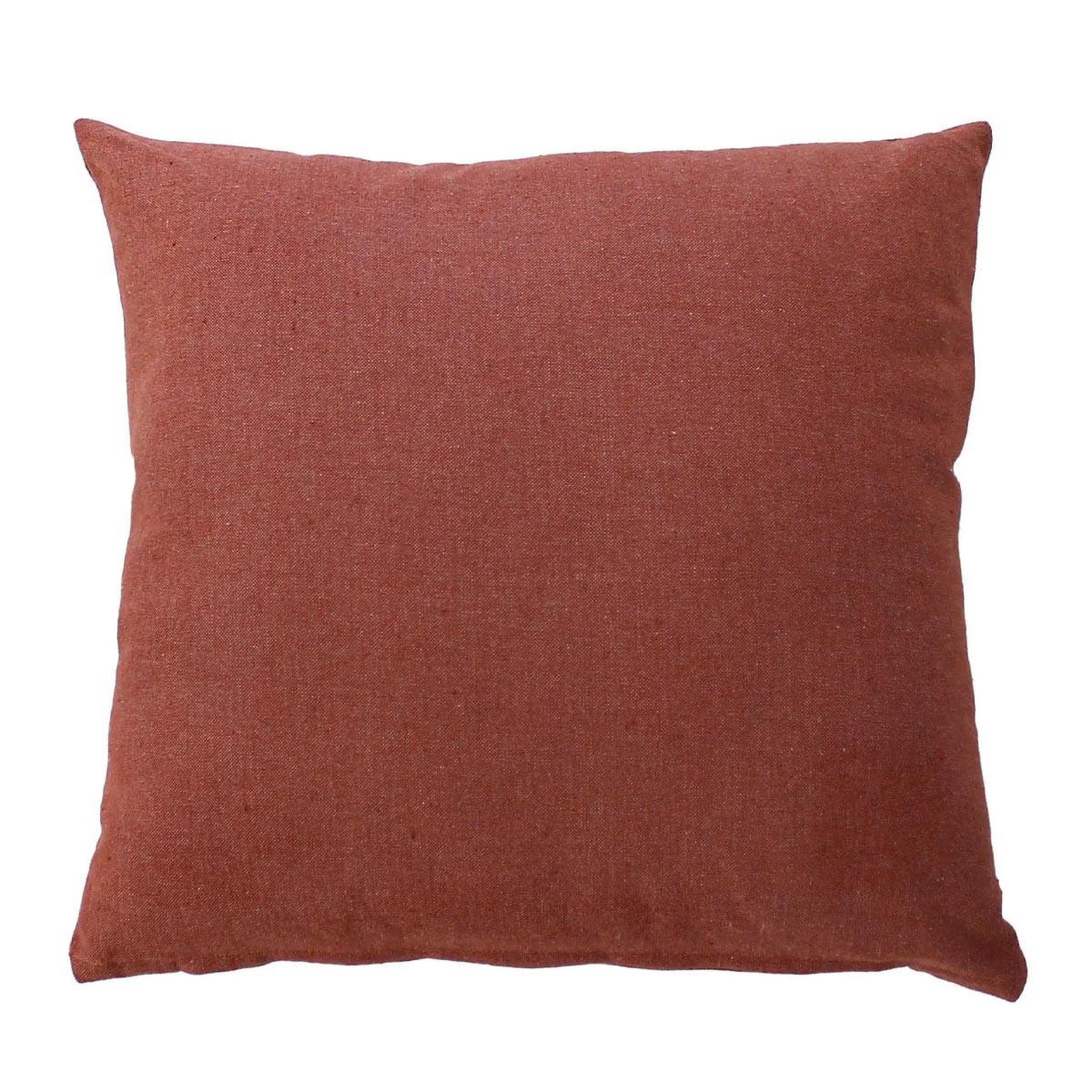 ENJOY HOME Coussin déco uni  cambria  40x40cm terracotta