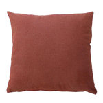 Paris Prix Coussin Déco Uni  Cambria  40x40cm Terracotta