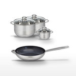 ELO Lot Poêle 32cm & 3 Faitouts Elo Profi Therm Platinum