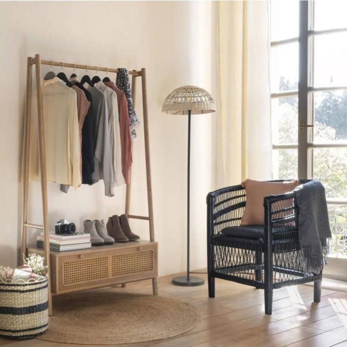 Paris Prix Coussin de Chaise  Siria  38x38cm Gris Foncé