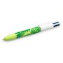 Voir la diapositive 9 : BIC Lot de 3 stylos bille 4 couleurs rétractable pointe moyenne Velours 1jaune/1bleu/1vert à motifs