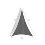 Voir la diapositive 3 : HESPERIDE Voile d'ombrage triangulaire Curacao