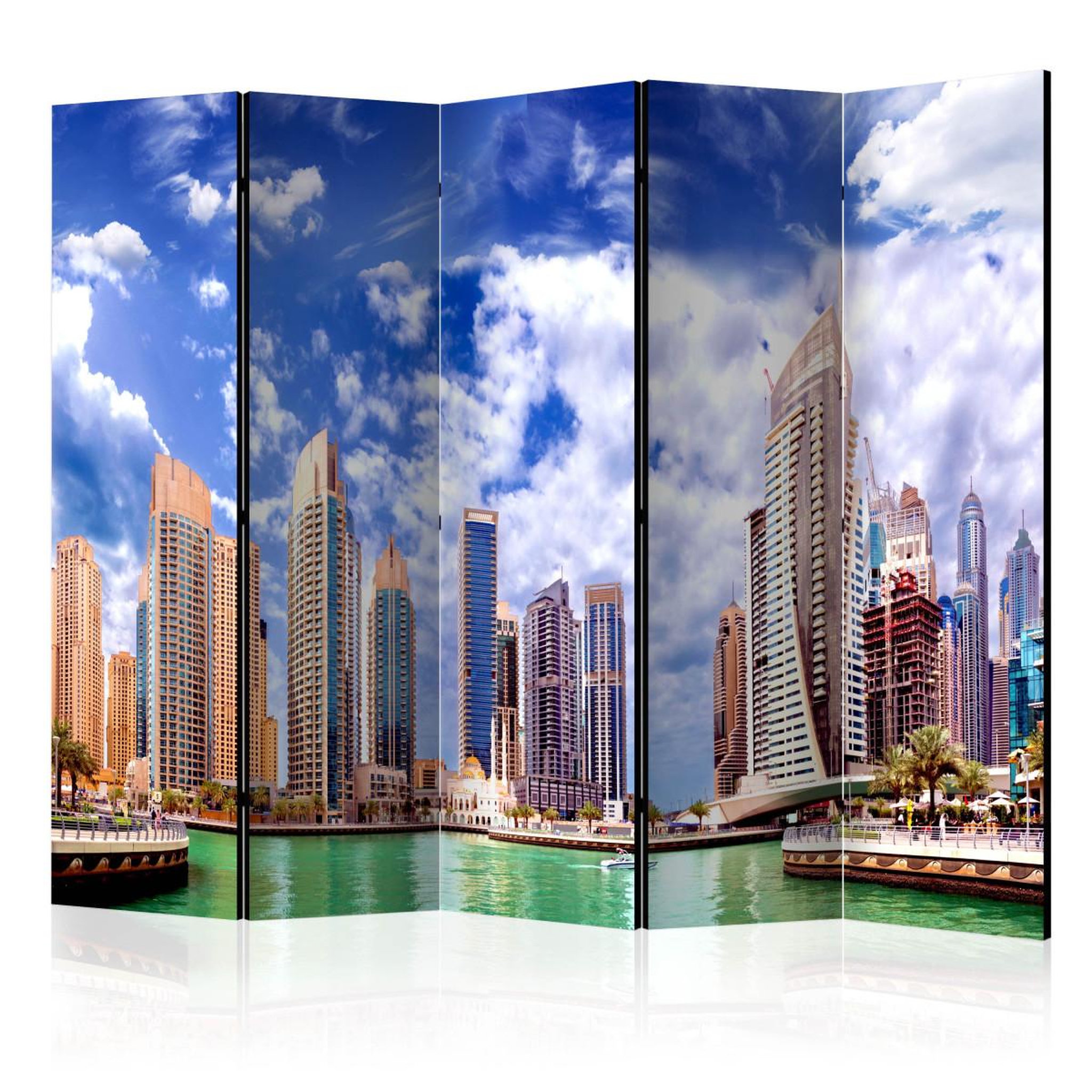 Paris Prix Paravent 5 volets  cumulus over dubai  172x225cm