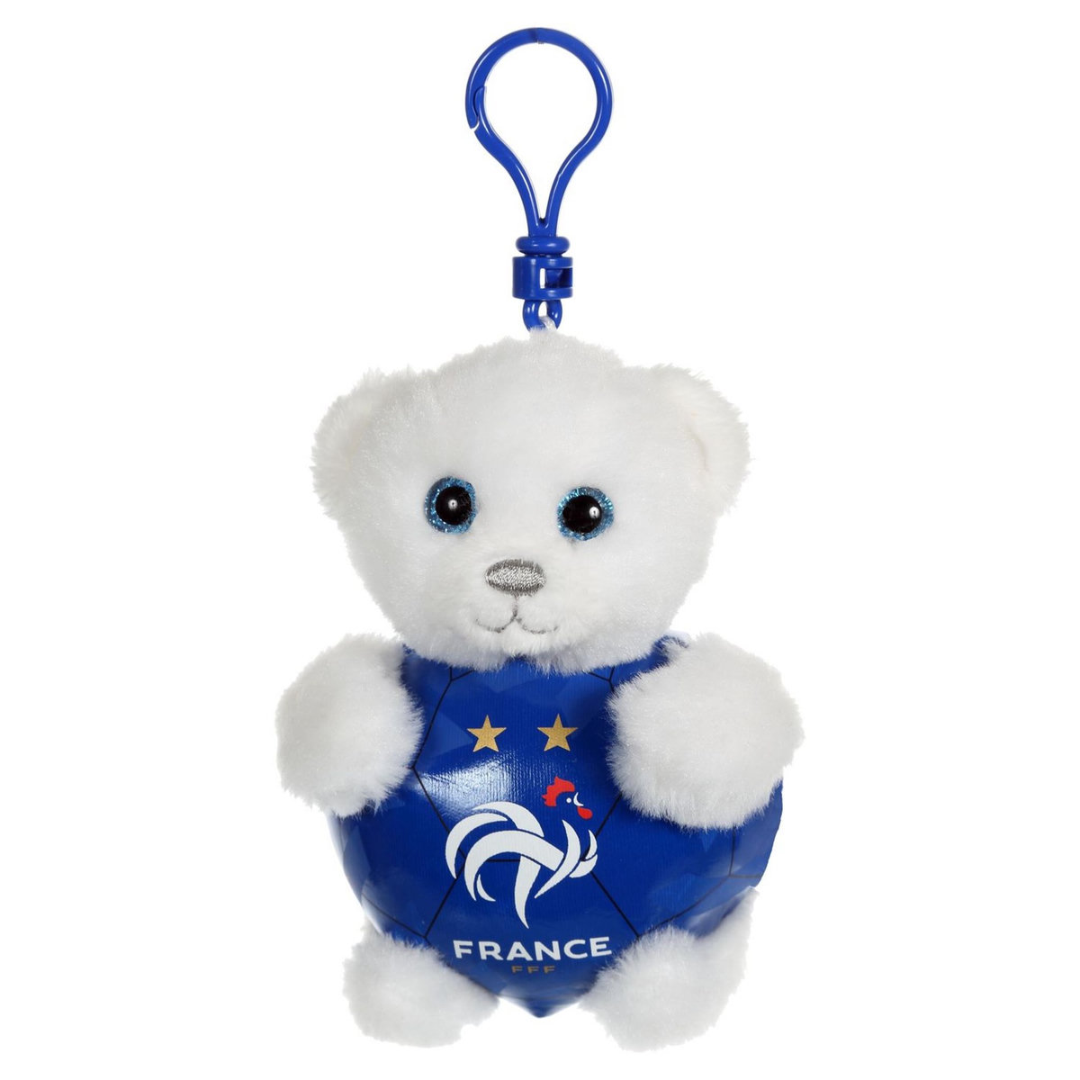 GIPSY Porte-clés Ours FFF 13 CM avec T-shirt clip strip