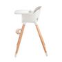 Voir la diapositive 4 : KINDERKRAFT Chaise haute évolutive 2 en 1 Sienna