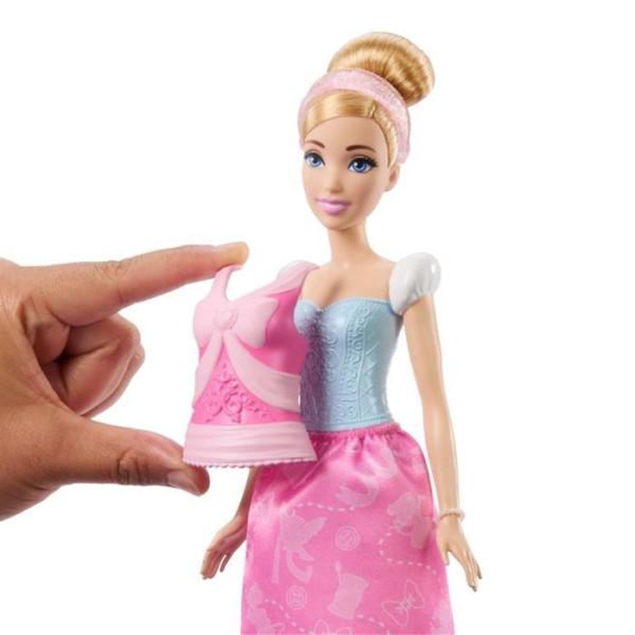 Voir la diapositive 5 : DISNEY PRINCESS Princesses disney-poupée cendrillon et tenues-coffret avec accessoires - 3 ans+- jcr95
