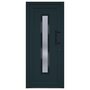 Voir la diapositive 3 : VIDAXL Porte d'entree anthracite 88x200 cm PVC