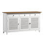 Voir la diapositive 5 : Rendez vous déco Buffet en bois recyclé blanc effet vieilli-Casa