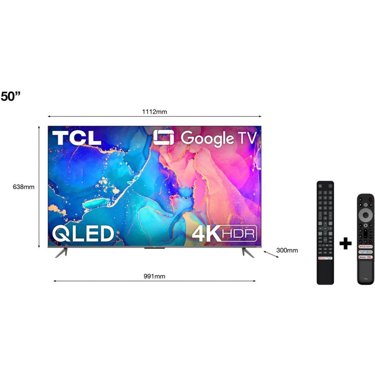 TCL TV QLED 50C635