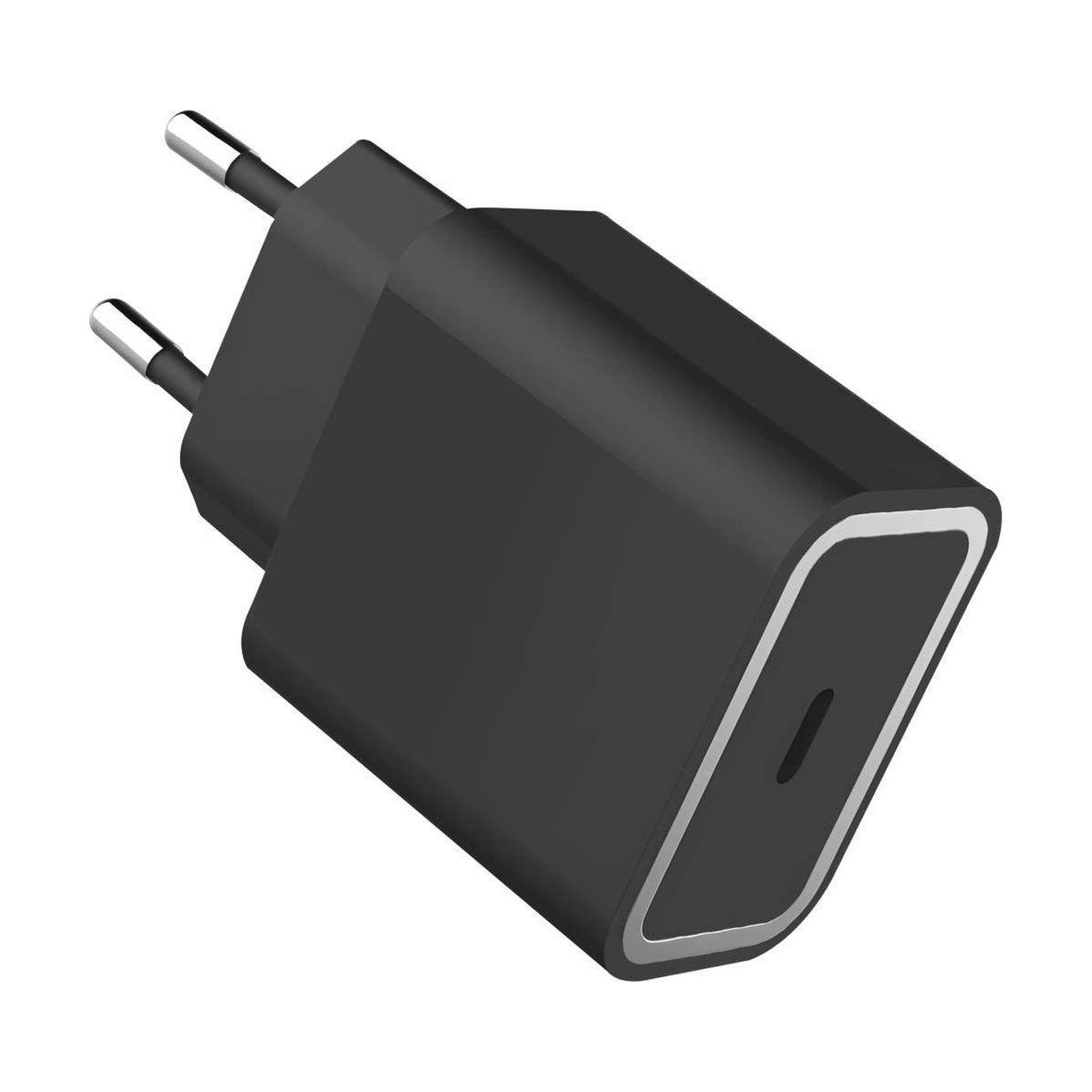 FORCE POWER Chargeur secteu 25w usb c noir recyclé