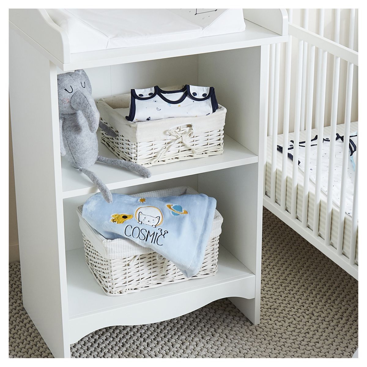 Babycalin Couverture 75x100cm bi-matiere Cosmic