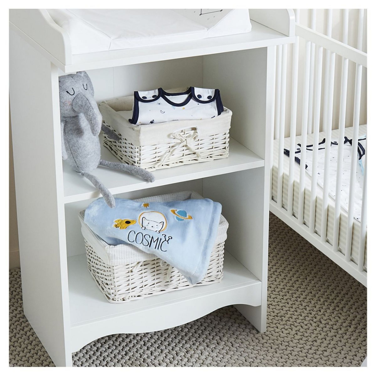 Babycalin Couverture 75x100cm bi-matiere Cosmic