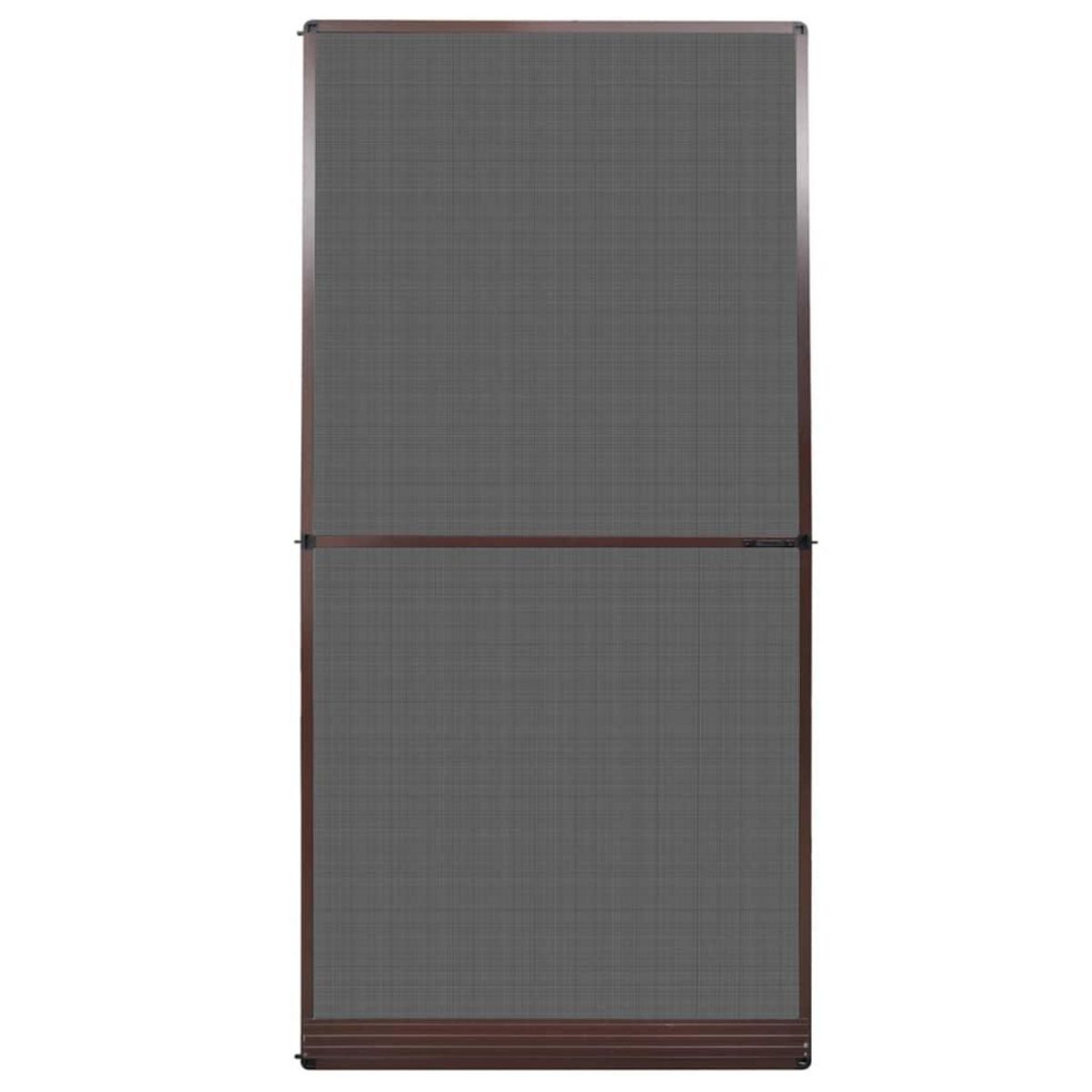 VIDAXL Moustiquaire a charniere pour portes Marron 120x240 cm
