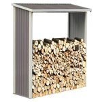 Habitat et Jardin Abri bûches métal  Victor  - 1.68 m²