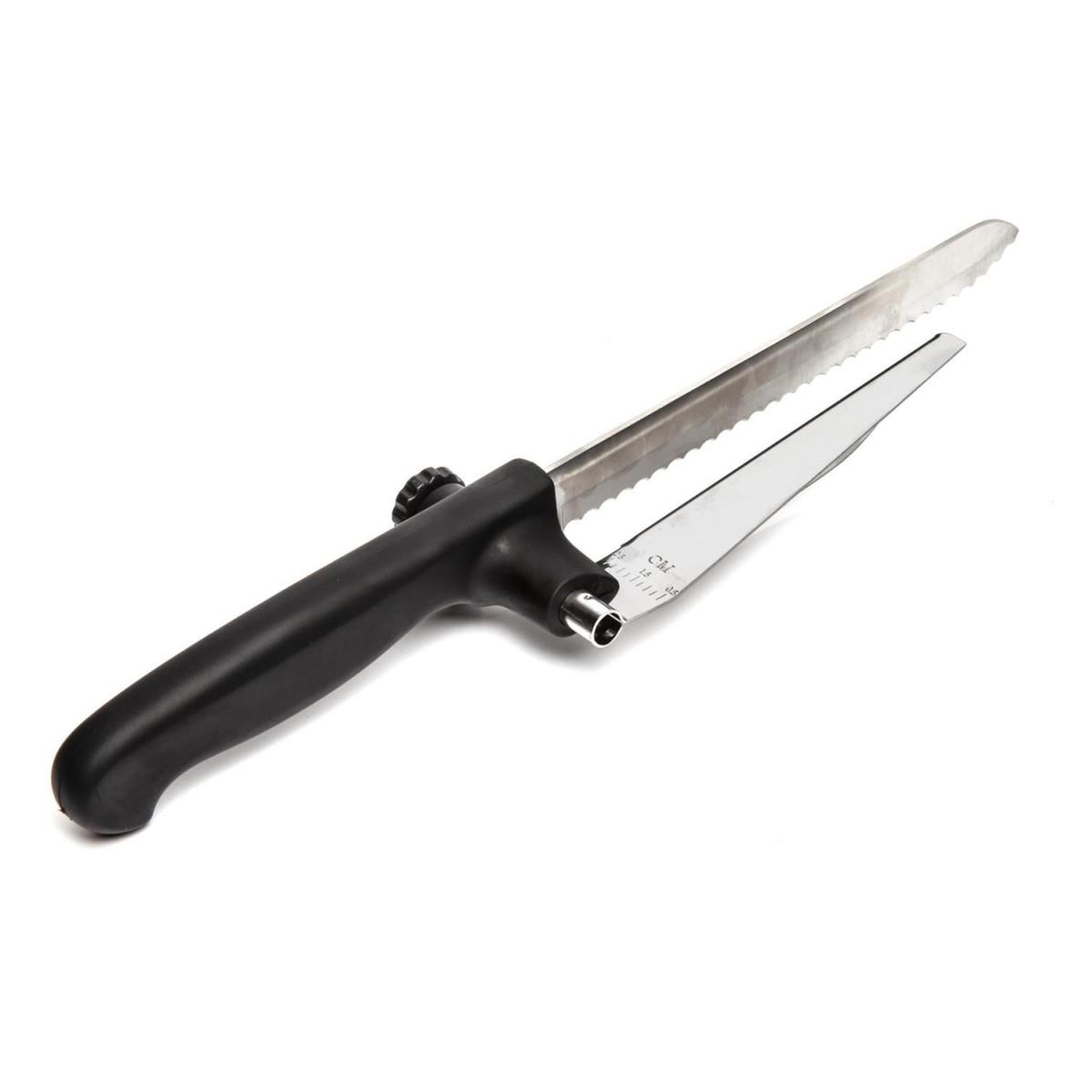 Voir la diapositive 1 : COOK CONCEPT Couteau à trancher  épaisseur réglable  32cm noir