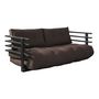 Voir la diapositive 2 : KARUP DESIGN Canapé banquette futon structure noire matelas futon FUNK SOFA