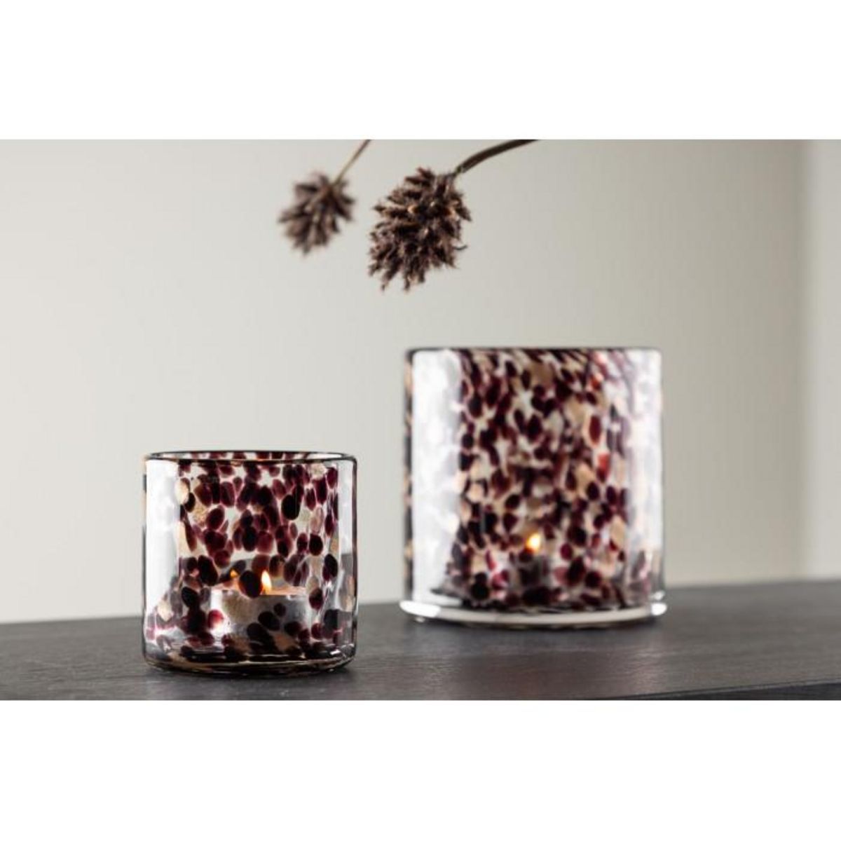 Paris Prix Photophore Déco Moucheté  Gloria  8cm Multicolore