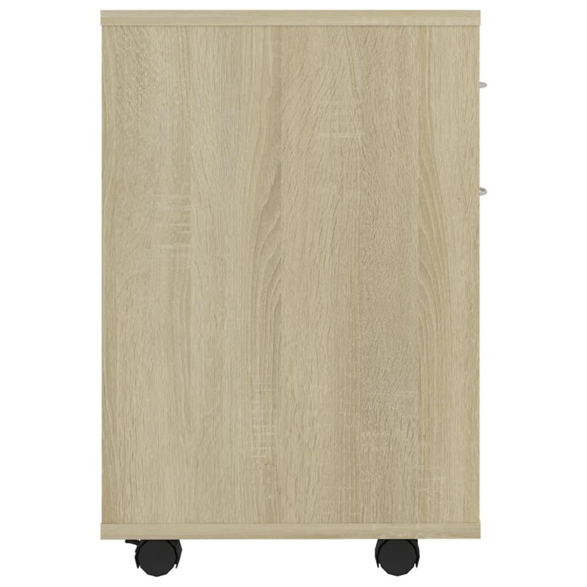 VIDAXL Armoire a roulettes Chene sonoma 45x38x54 cm Bois d'ingenierie