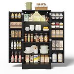 MERAX Buffet de cuisine. Coloris disponibles : Noir, Blanc