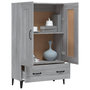 Voir la diapositive 4 : VIDAXL Buffet Sonoma gris 70x31x115 cm Bois d'ingenierie