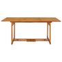 Voir la diapositive 2 : VIDAXL Table a dîner de jardin 180x90x75 cm Bois d'acacia solide