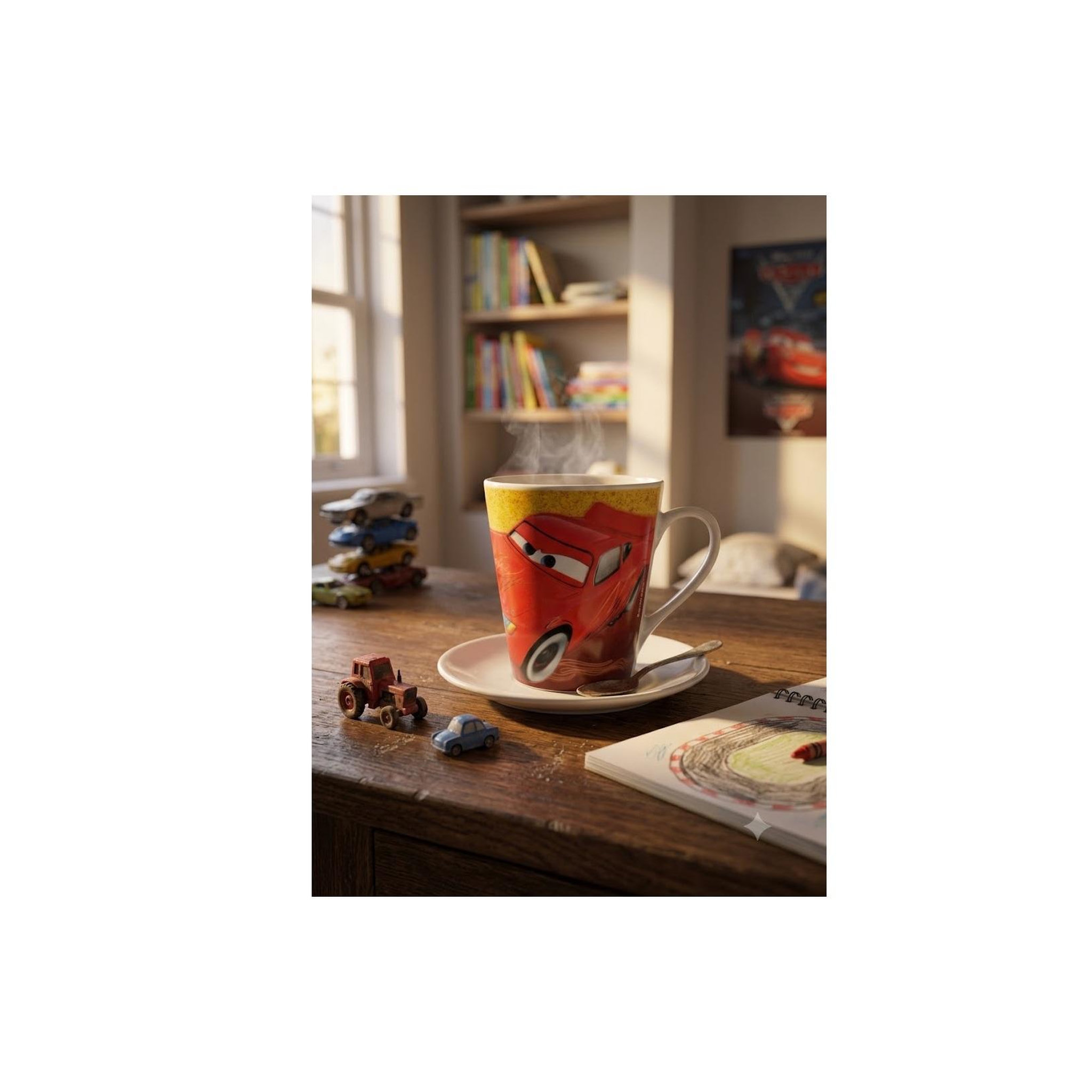 Voir la diapositive 2 : Eden Mug conique voiture rouge cars – 330 ml