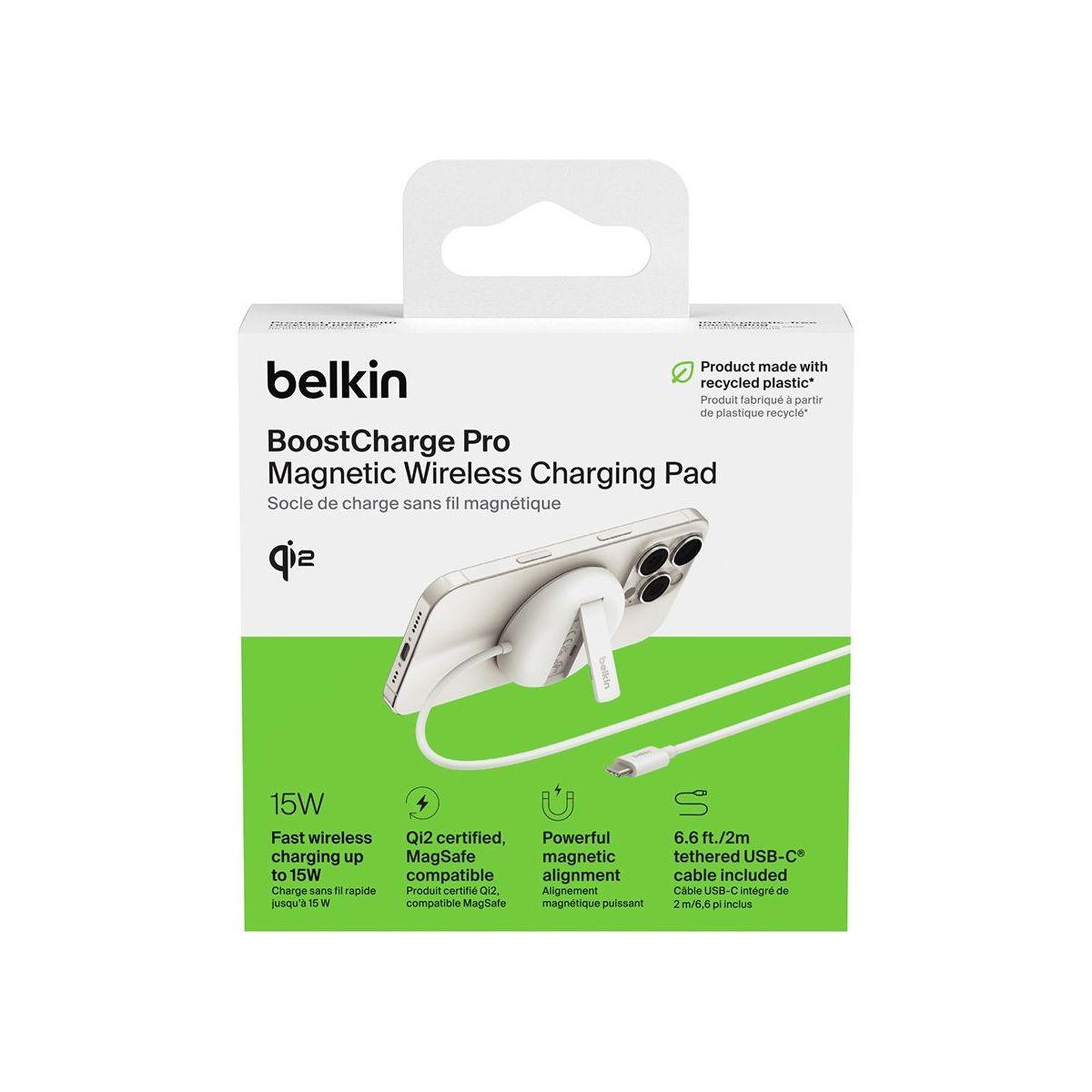 Voir la diapositive 5 : Belkin Chargeur induction chargeur sans fil magnetique 15w