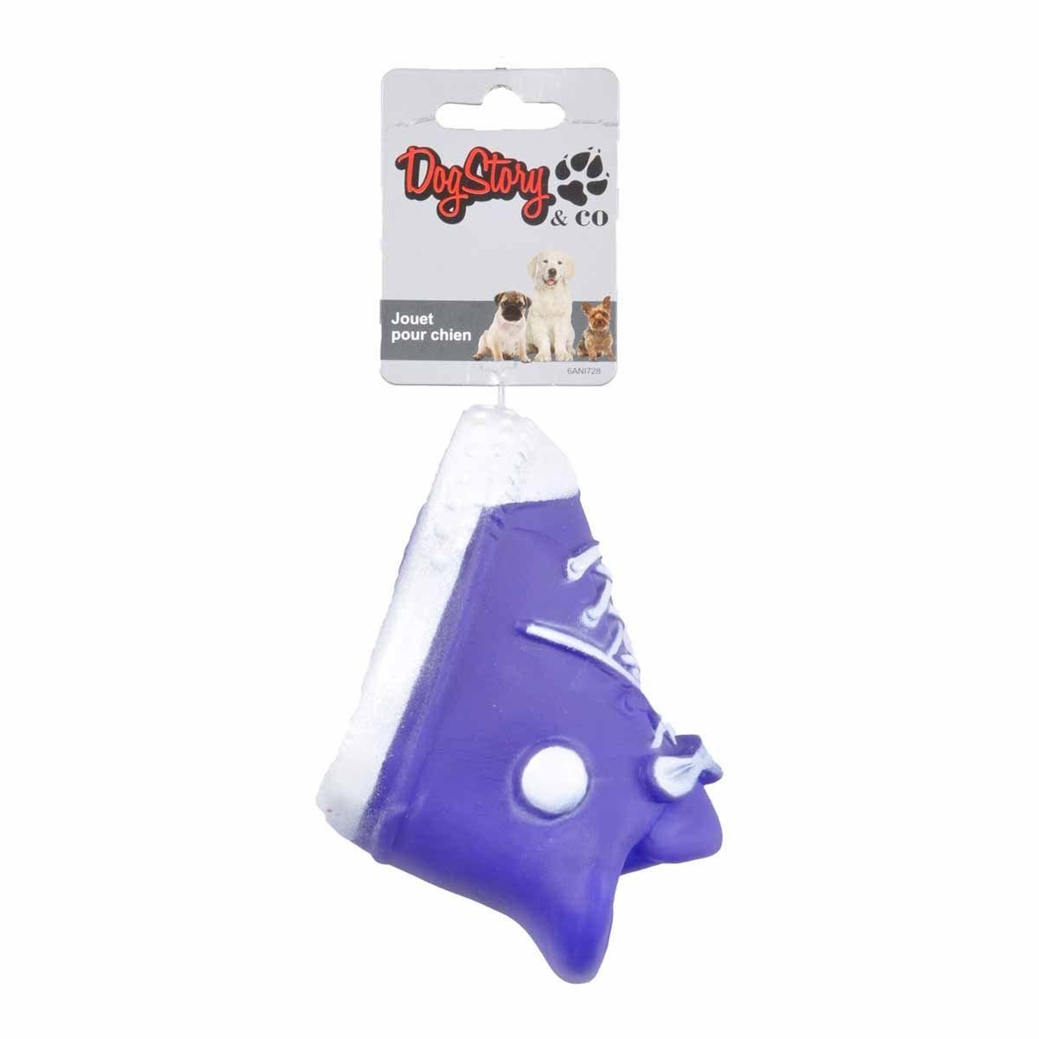 Voir la diapositive 2 : LOVE STORY Jouet pour Chien  Basket  12cm Prune