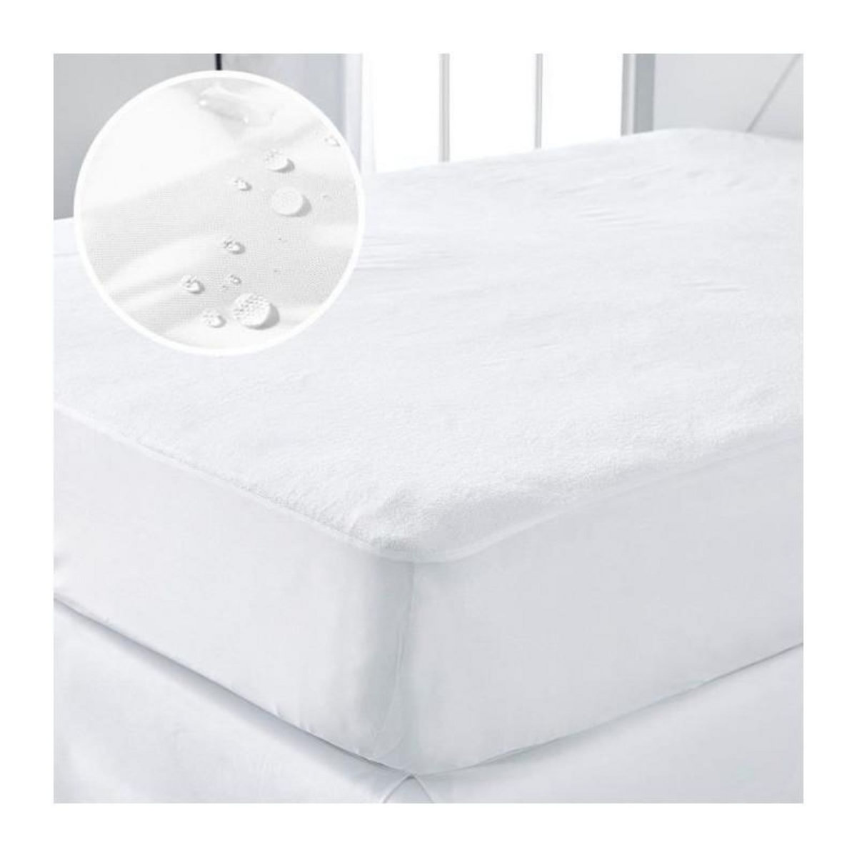 Today Protege matelas imperméable - TODAY - Essential - Pour lit 2 personnes - 140 x 190 cm