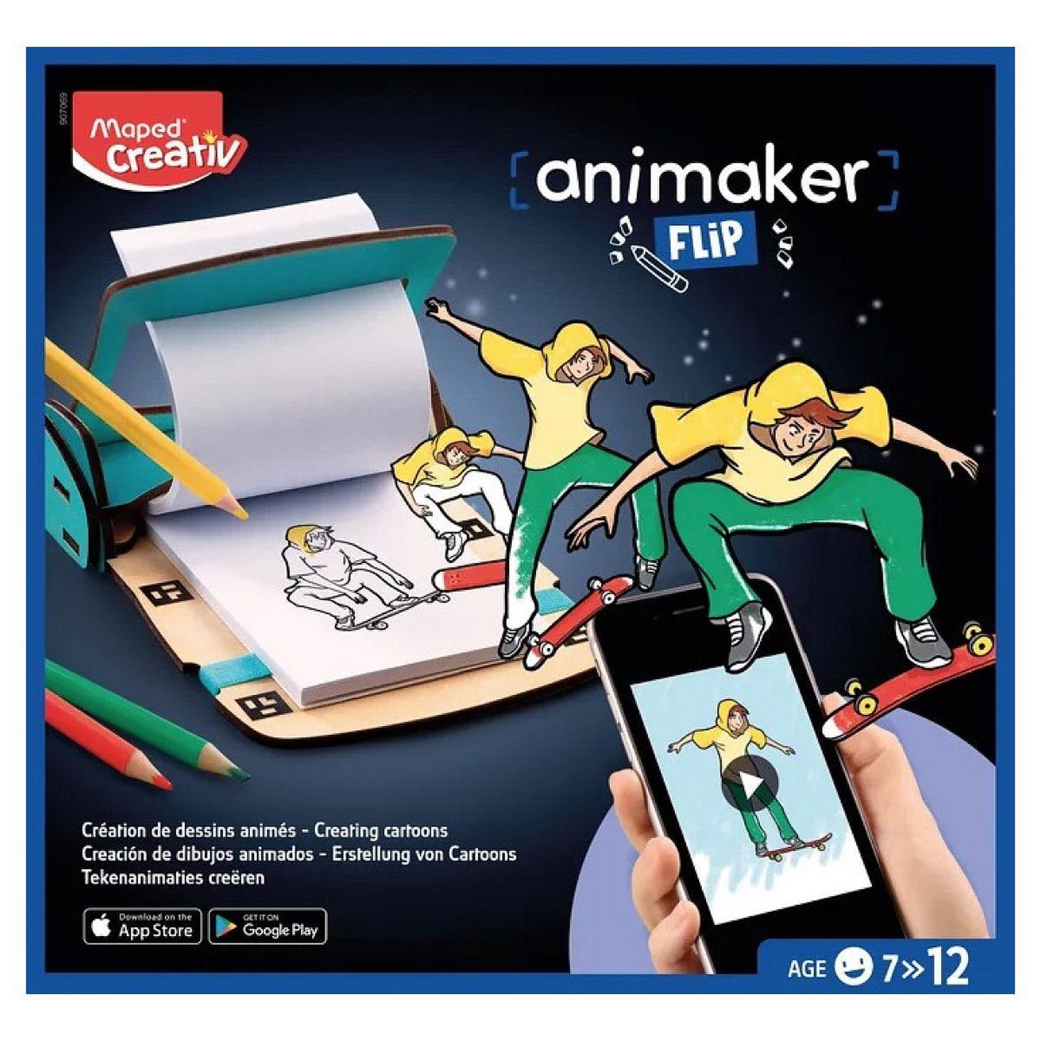 MAPED Animaker flip - creer ton dessin animé action