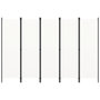 Voir la diapositive 3 : VIDAXL Cloison de separation 5 panneaux Blanc 250x180 cm