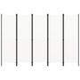 Voir la diapositive 3 : VIDAXL Cloison de separation 5 panneaux Blanc 250x180 cm