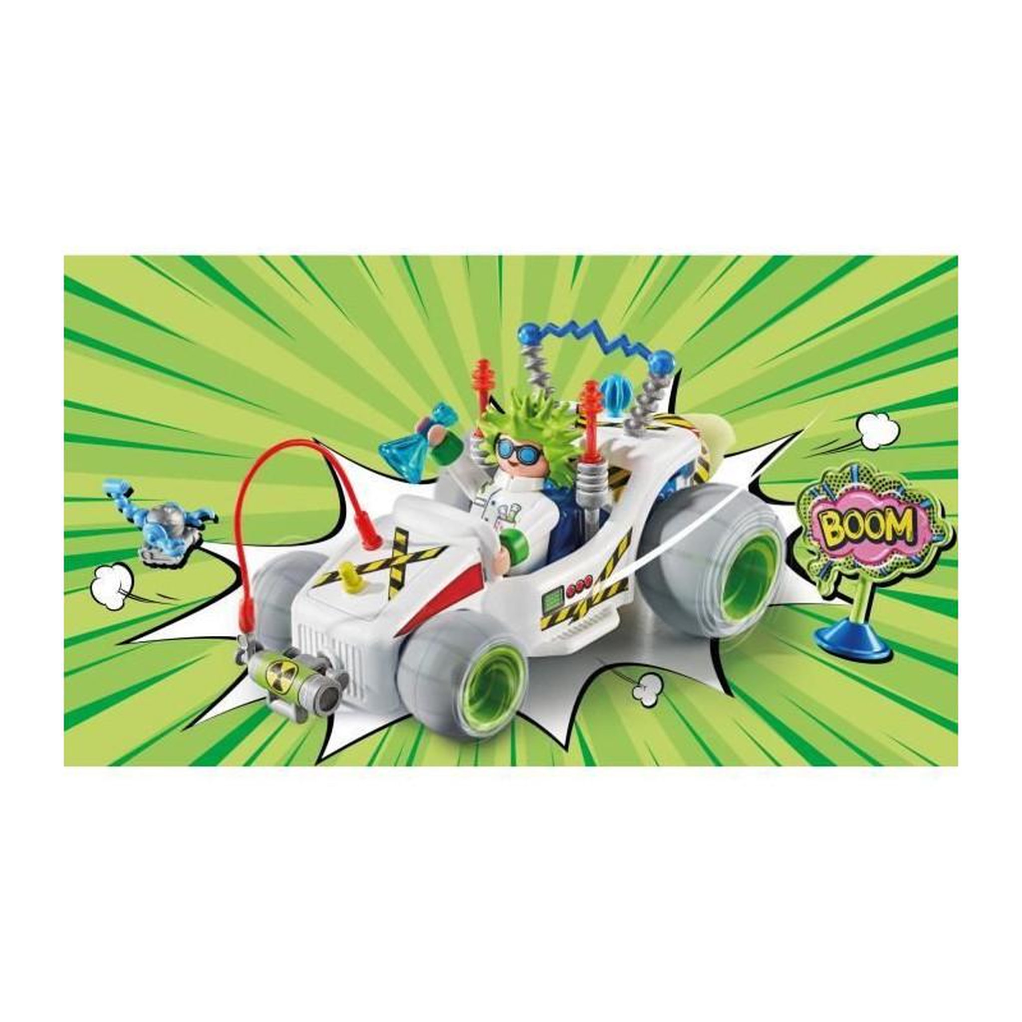 Voir la diapositive 2 : PLAYMOBIL PLAYMOBIL 71633 Chercheur et kart, Funstars, 40 pieces, des 4 ans