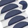 Voir la diapositive 5 : VIDAXL Tapis d'escalier auto-adhesifs 30 pcs bleu 56x17x3 cm