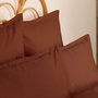 Voir la diapositive 3 : ATMOSPHERA Taie d'Oreiller  Intérieur  63x63cm Terracotta