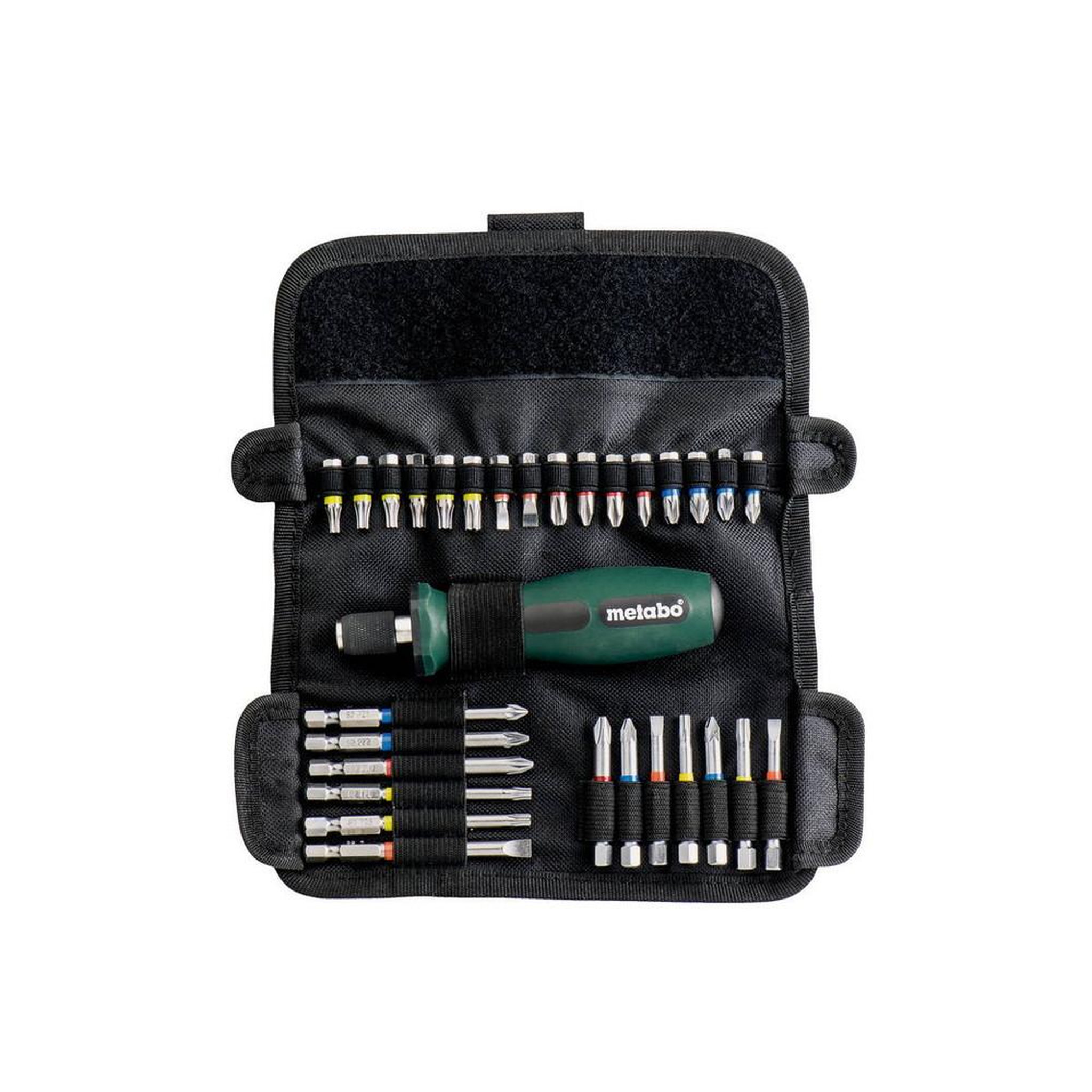 METABO SAS Assortiment d'embouts avec tournevis en étui souple - 30 pièces