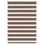 Voir la diapositive 1 : VIDAXL Store zebre marron 95x150 cm largeur du tissu 90,9 cm polyester