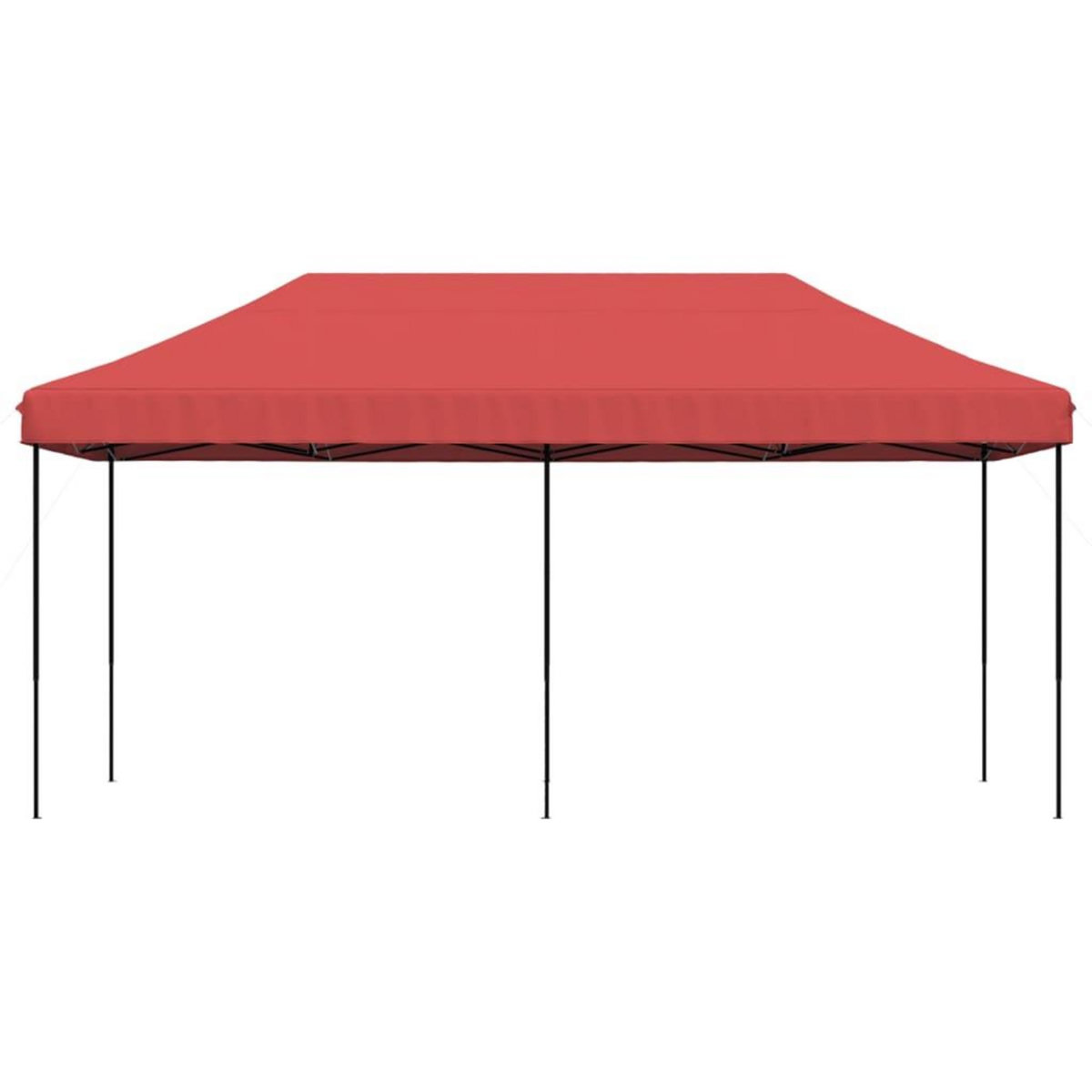 VIDAXL Tente de reception pliable escamotable bordeaux 580x292x315 cm