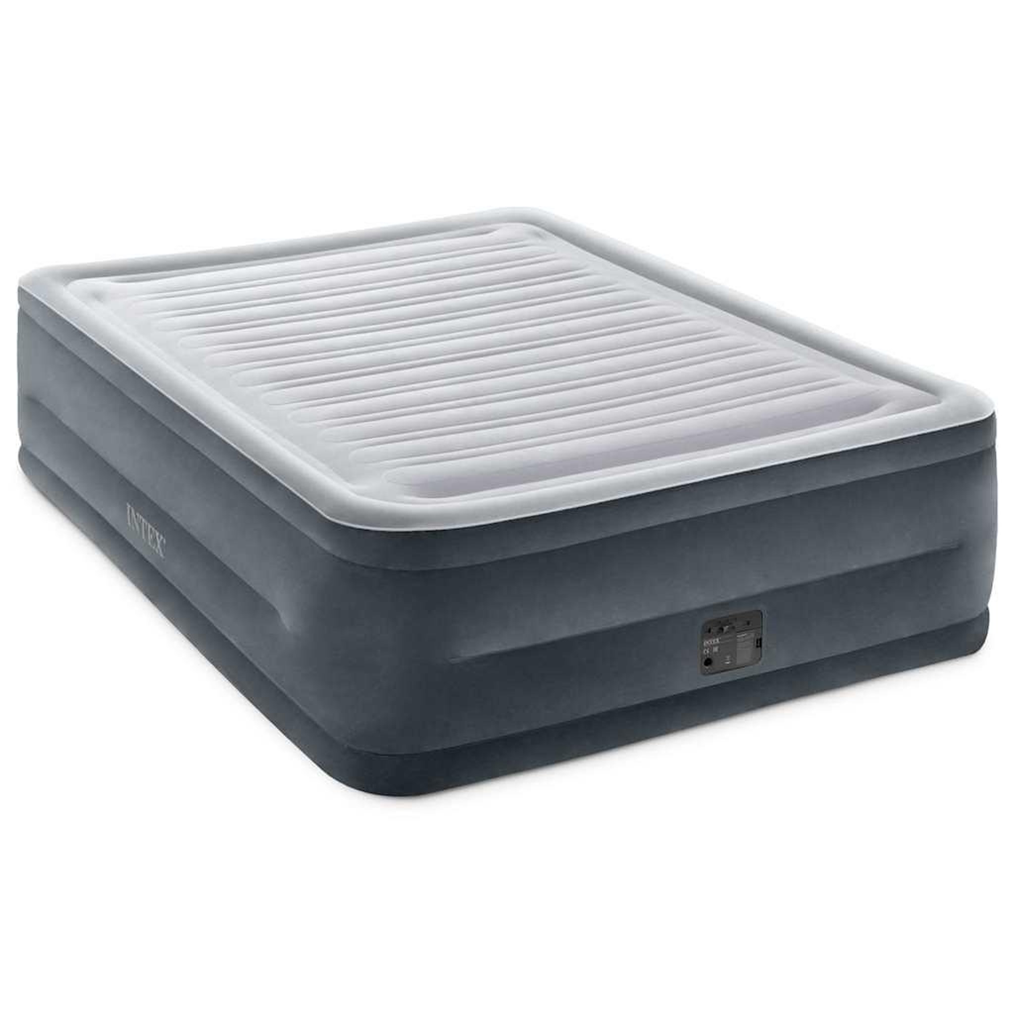 Voir la diapositive 2 : INTEX Intex Matelas gonflable Dura-Beam Deluxe Comfort Plush Reine 56 cm
