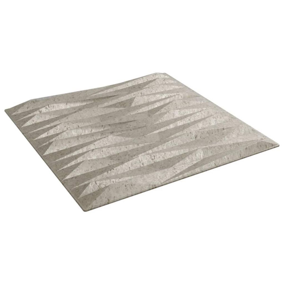 VIDAXL Panneaux muraux 48 pcs beton 50x50 cm XPS 12 m² pierre