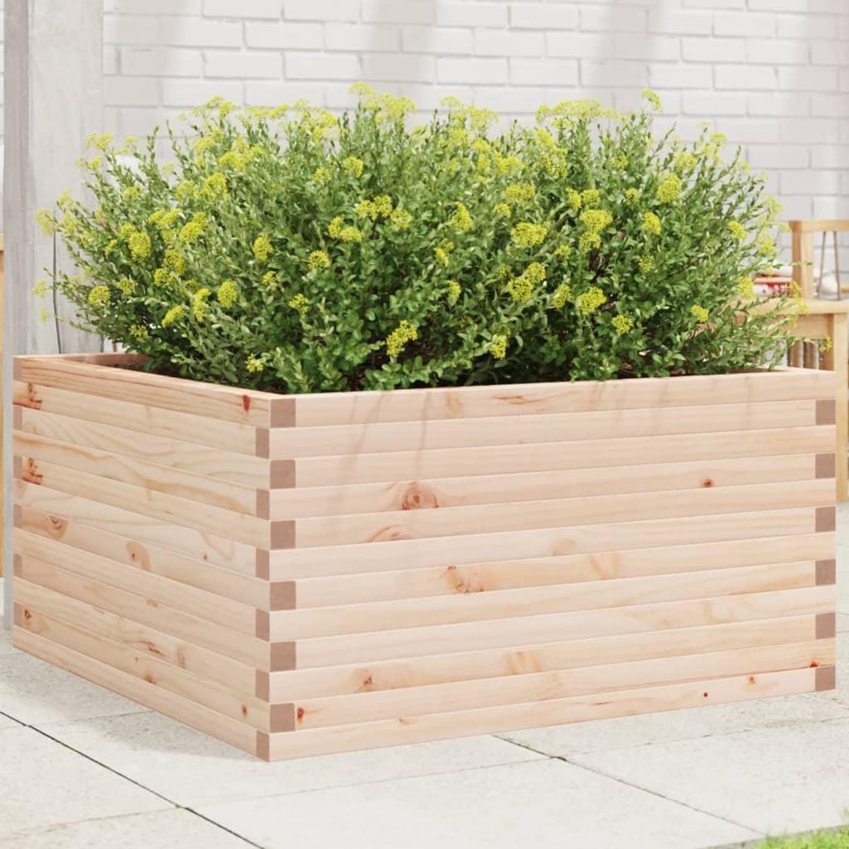 VIDAXL Jardiniere 90x90x46 cm bois de pin massif