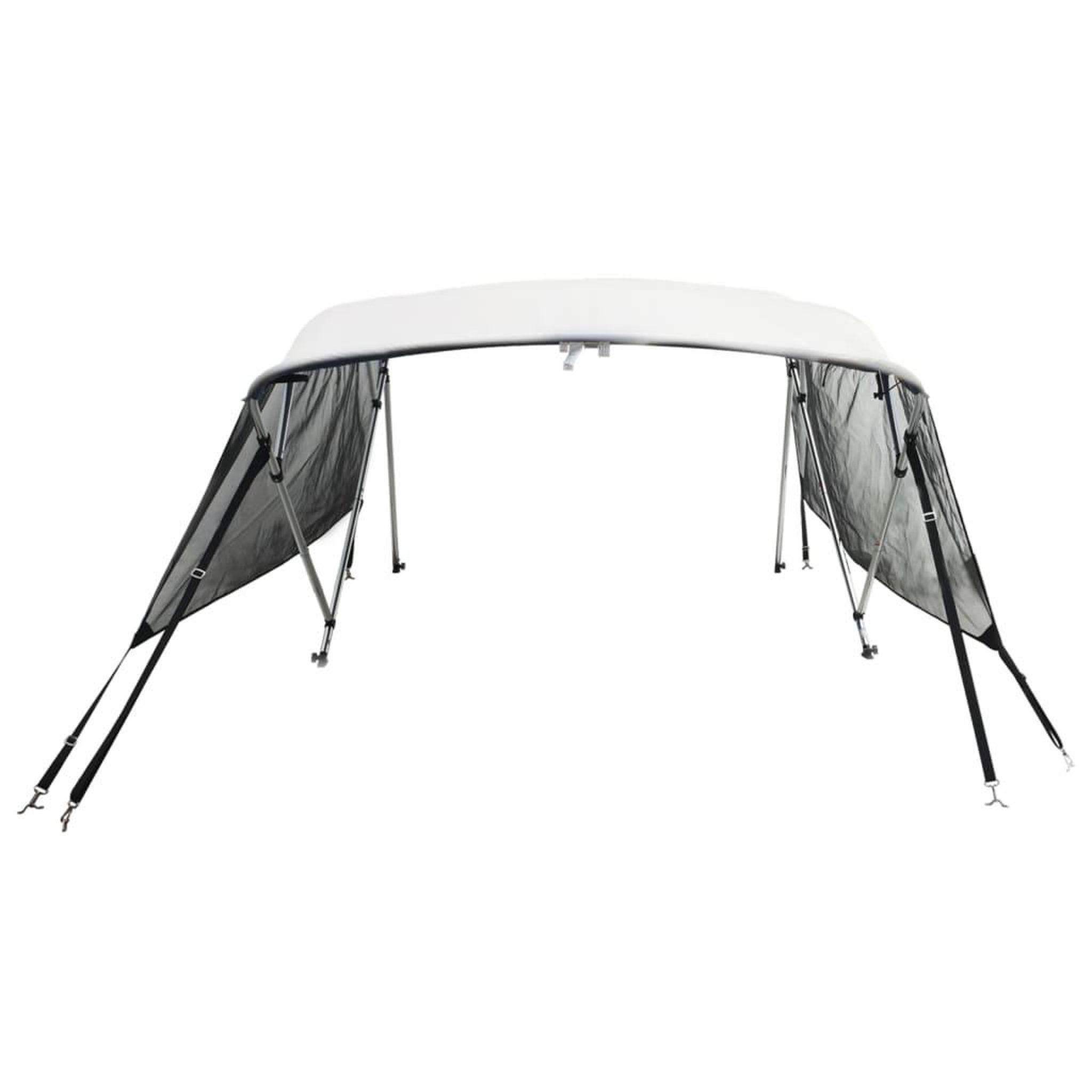 Voir la diapositive 4 : VIDAXL Toit bimini a 4 arceaux parois en maille 243x(170-182)x137 cm